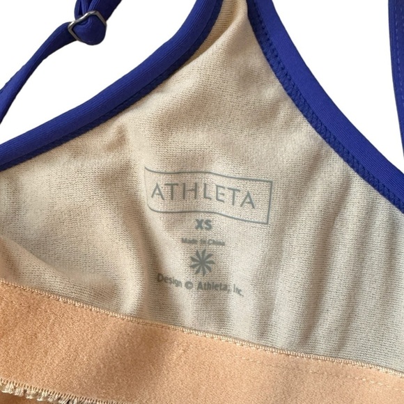 Athleta Blue Shorebreak Swim Dress, Size XS - Picture 6 of 9